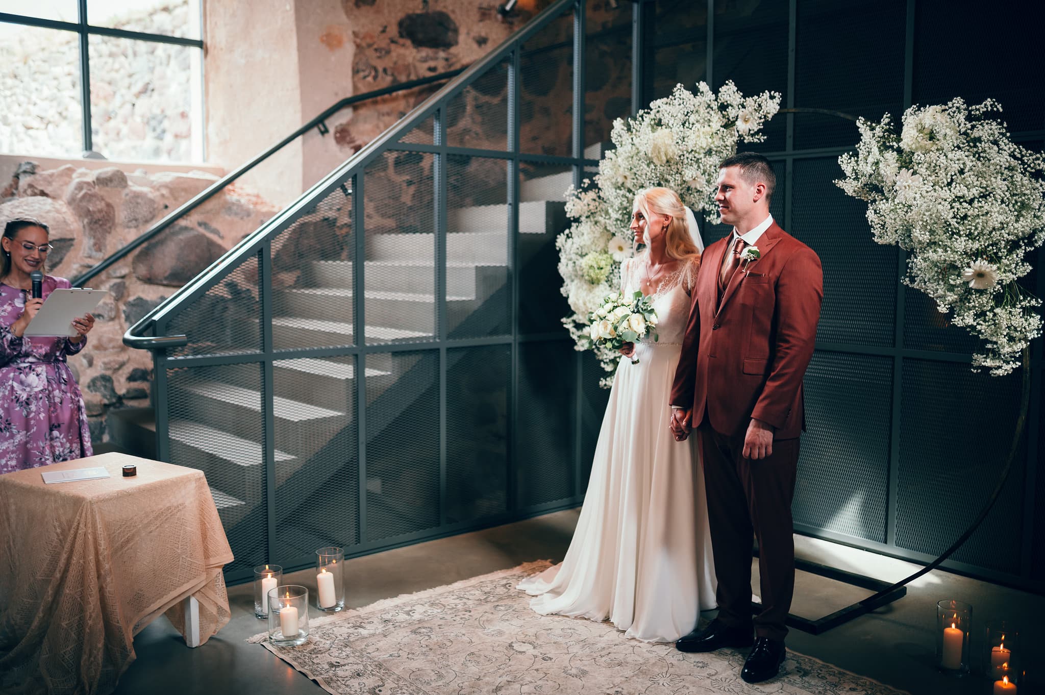 Kāzu mirklis Dobeles pilī