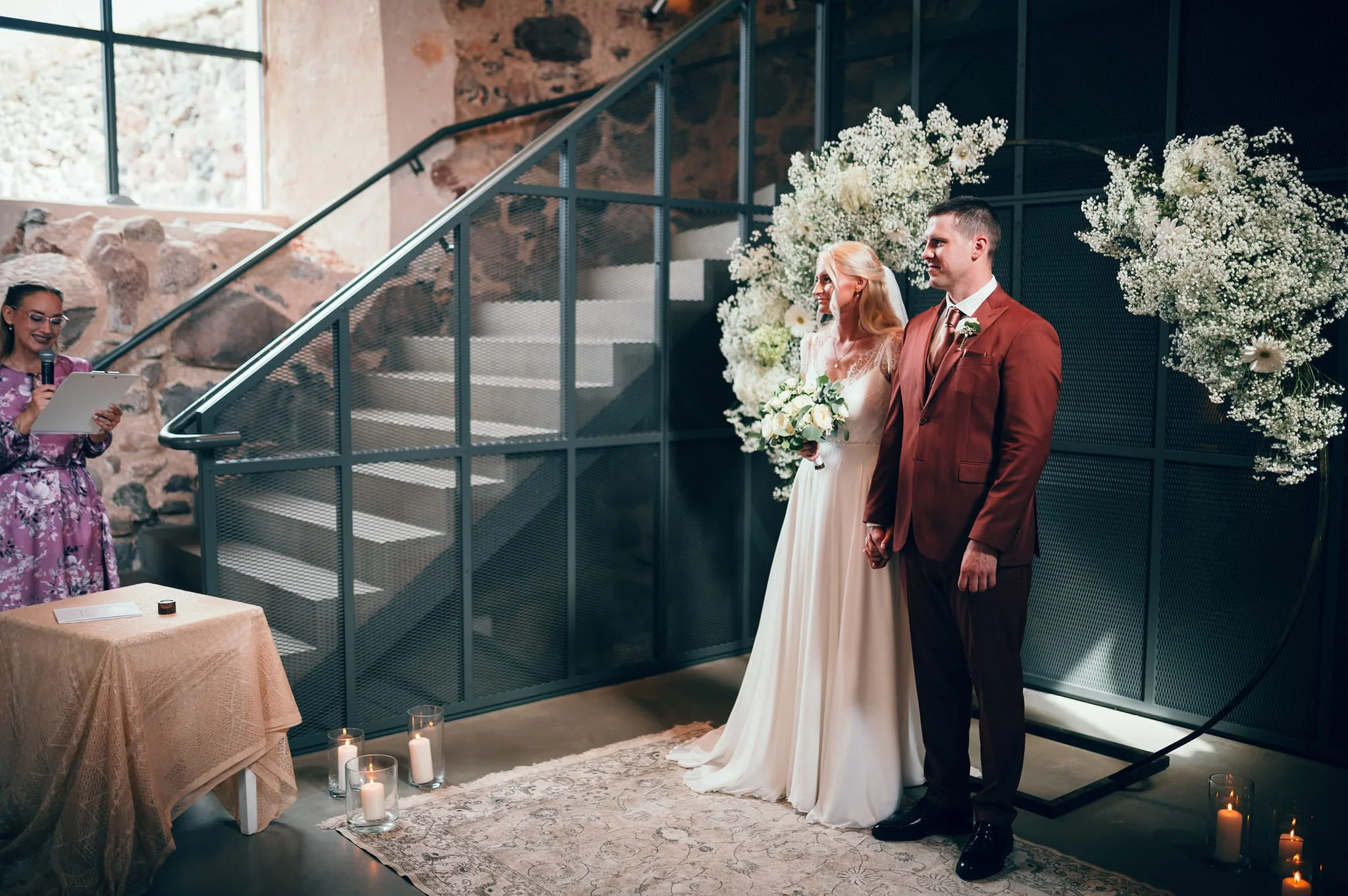 Kāzu mirklis Dobeles pilī