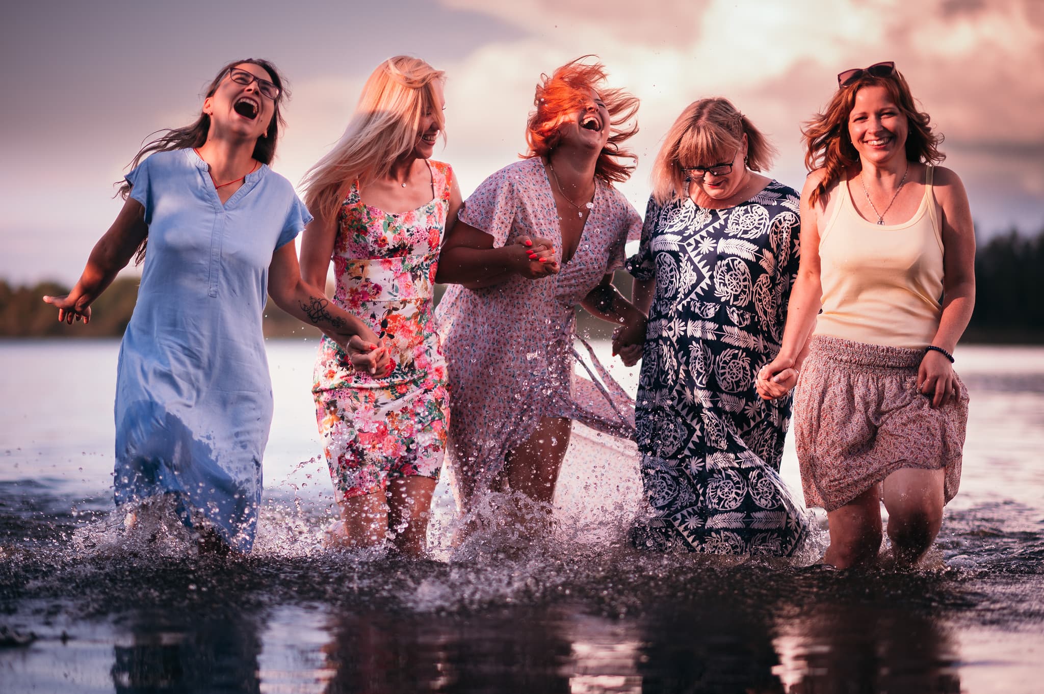 Draudzeņu fotosesija