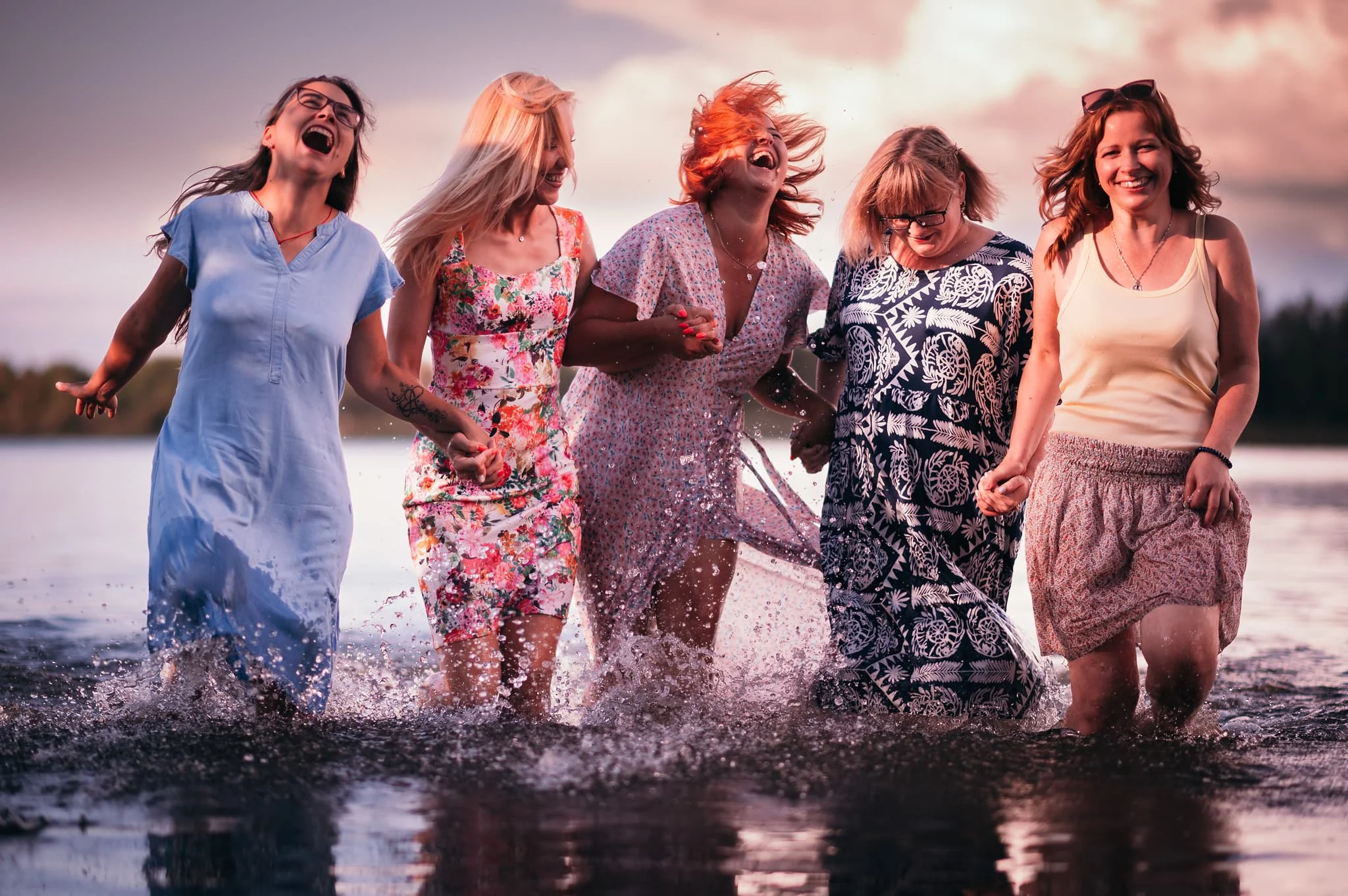 Draudzeņu fotosesija