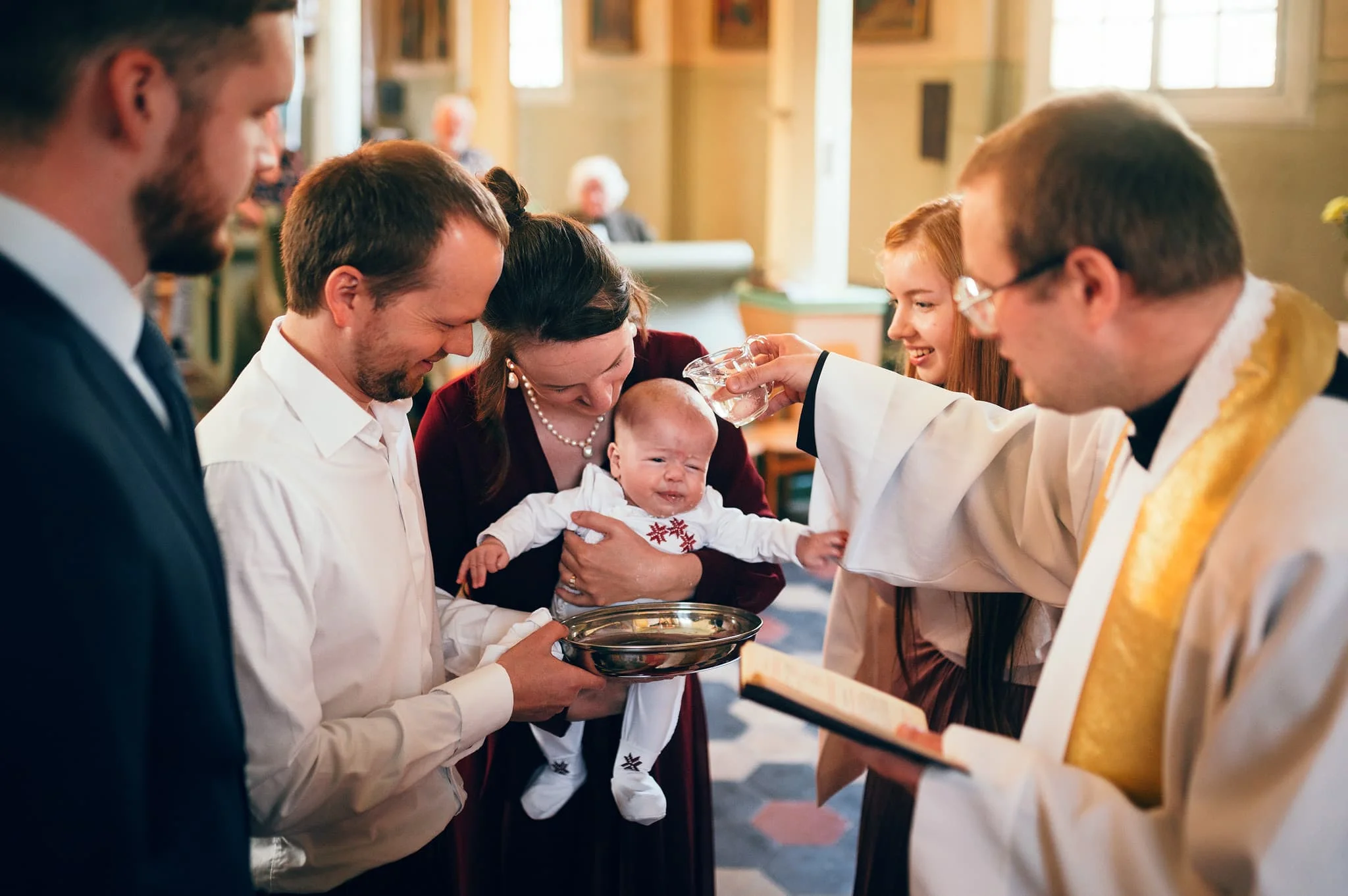 Kristības Eversmuižas Svētā Andreja baznīcā, Cibla